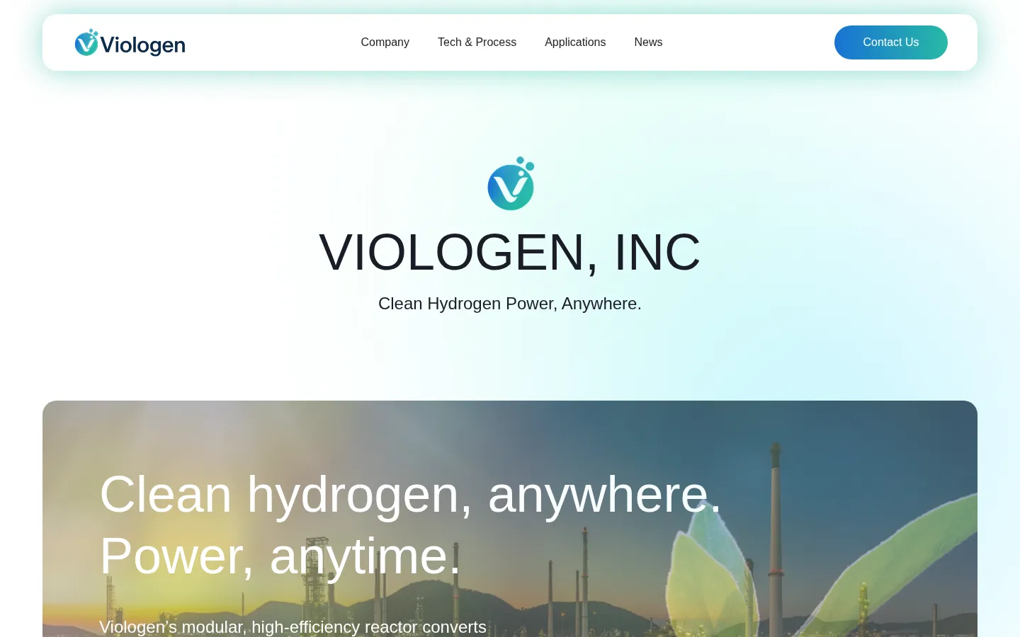 Viologen 브랜드 웹사이트 디자인 레퍼런스