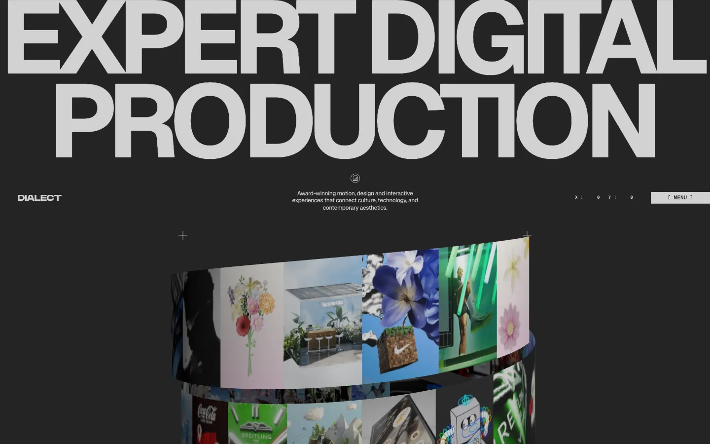studiodialect. 브랜드 웹사이트 디자인 레퍼런스