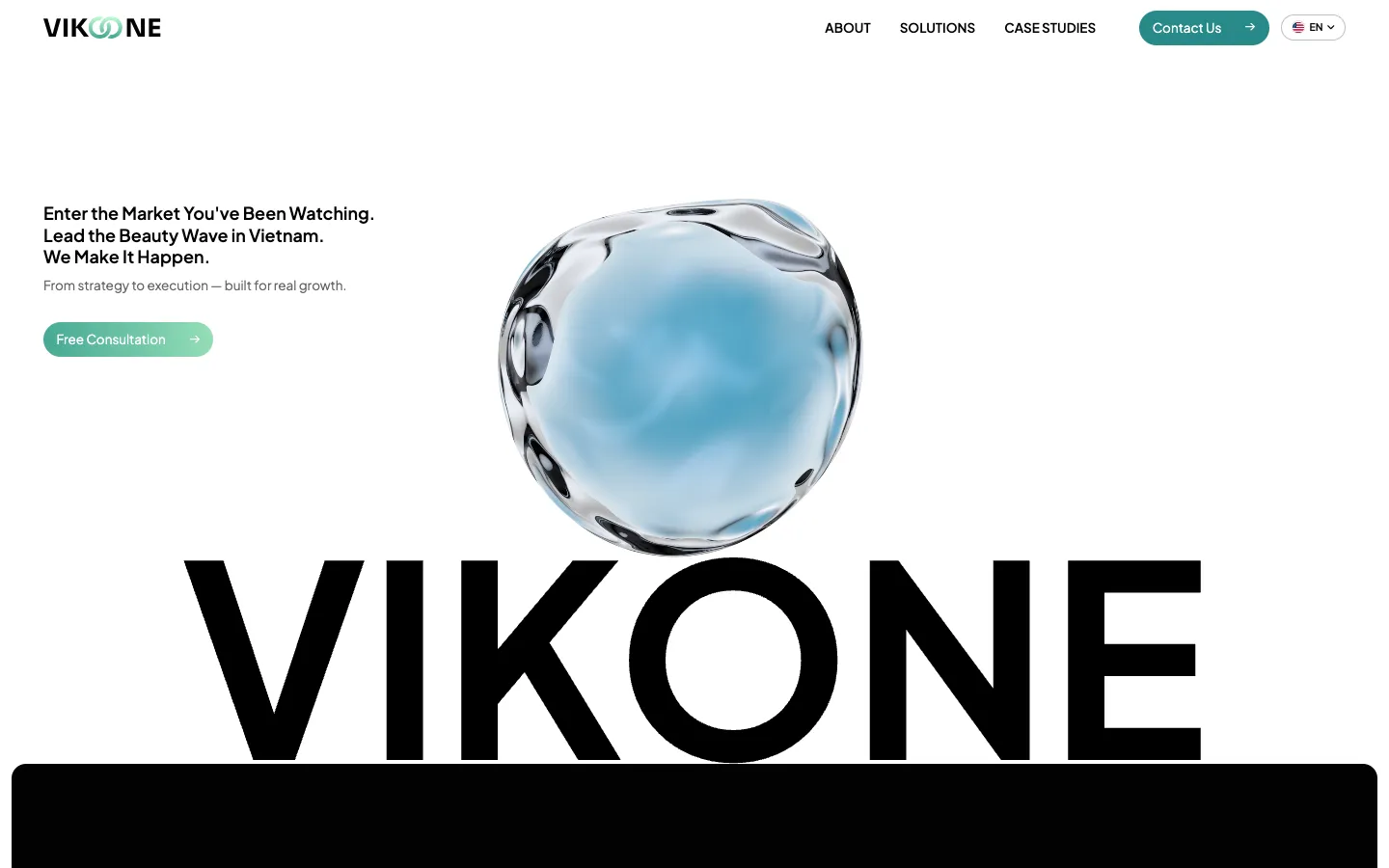 VIKOONE 브랜드 웹사이트 디자인 레퍼런스