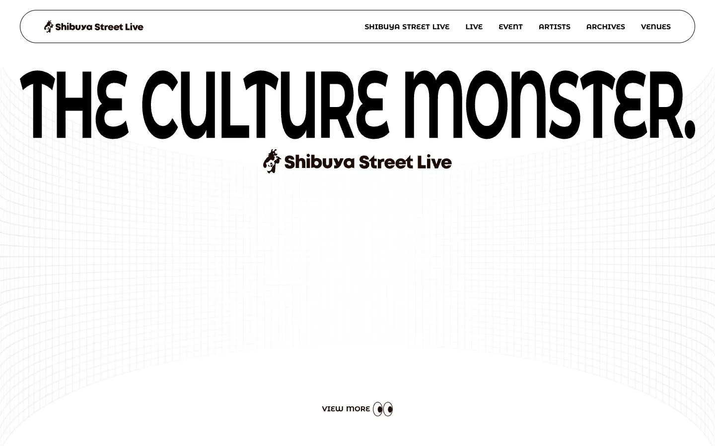 shibuyastreetlive 브랜드 웹사이트 디자인 레퍼런스