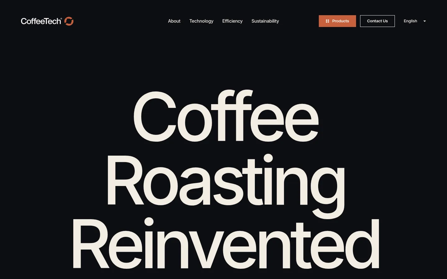 CoffeeTech® 브랜드 웹사이트 디자인 레퍼런스