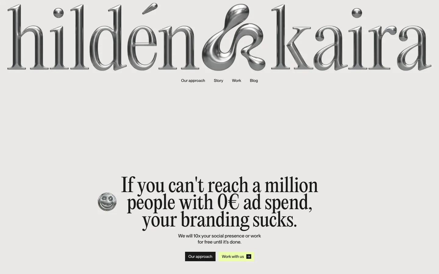 Hildén & Kaira 브랜드 웹사이트 디자인 레퍼런스