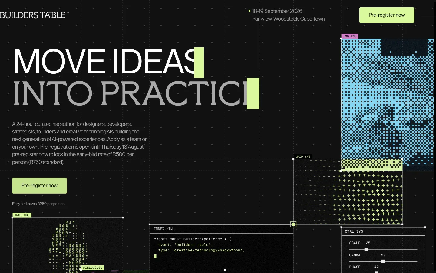 Website Inspiration: Builders Table 브랜드 웹사이트 디자인 레퍼런스