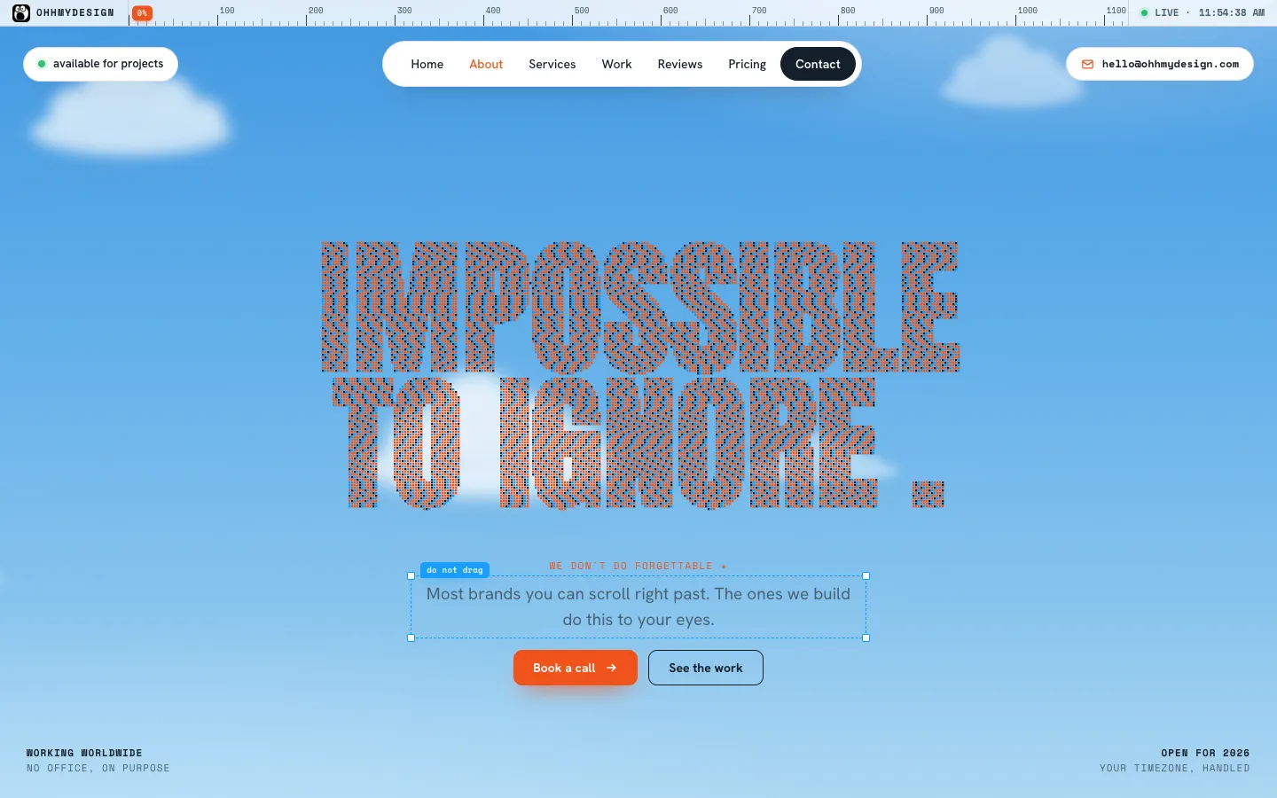 Website Inspiration: OhhMyDesign 브랜드 웹사이트 디자인 레퍼런스