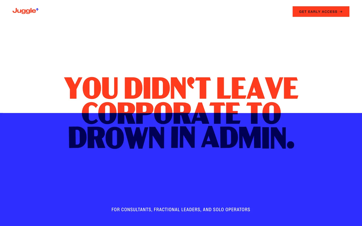 Website Inspiration: Juggle 브랜드 웹사이트 디자인 레퍼런스