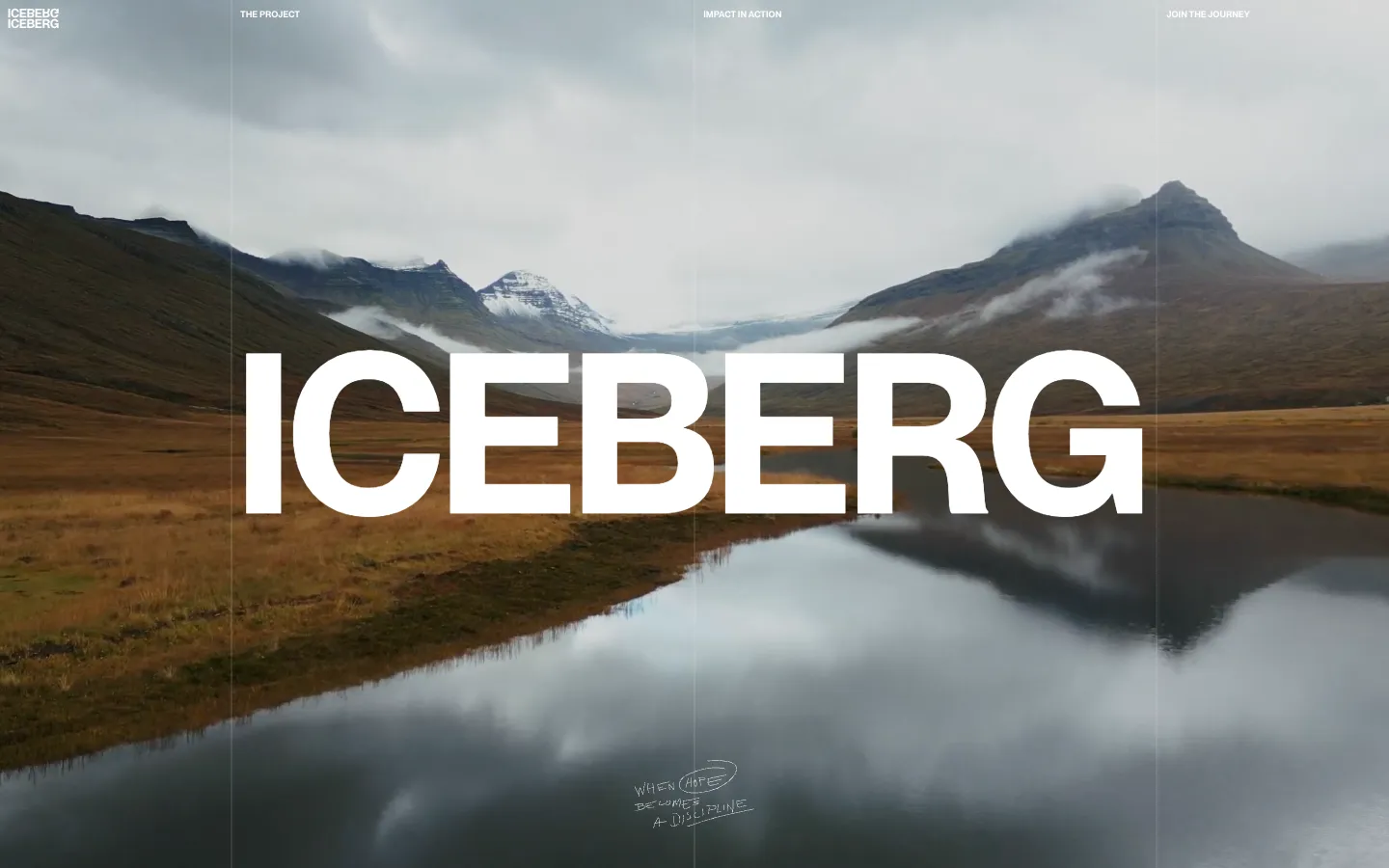 Iceberg 브랜드 웹사이트 디자인 레퍼런스