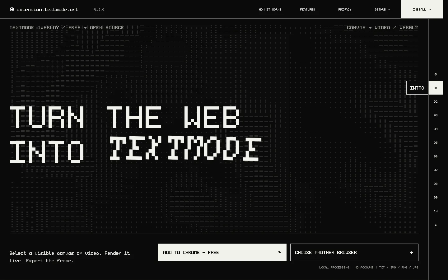 Website Inspiration: Textmode Overlay 브랜드 웹사이트 디자인 레퍼런스