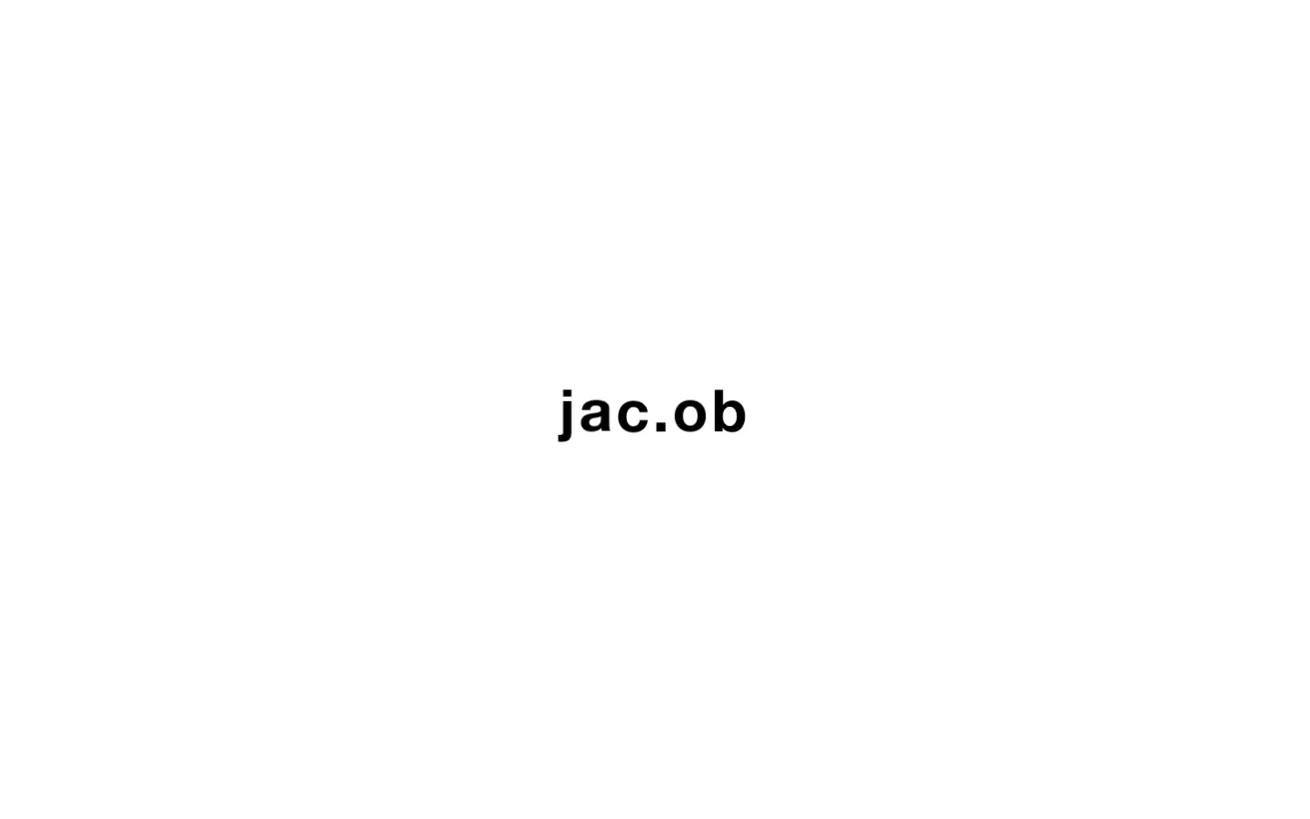 Jacob Ince 브랜드 웹사이트 디자인 레퍼런스