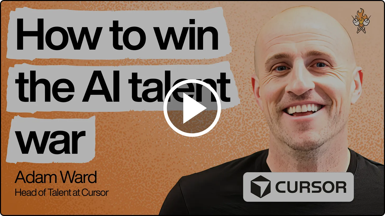 The playbook for building high talent density teams | Adam Ward, Head of Talent at Cursor — Lenny's Newsletter